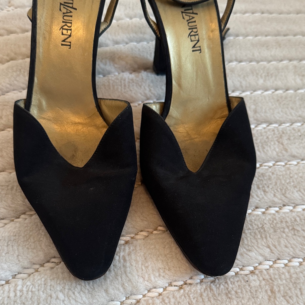 Saint Laurent Vintage Black And Heels